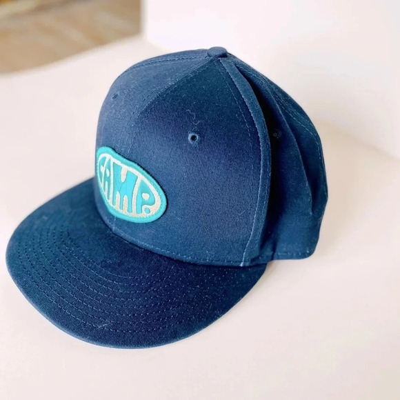 Camp Brand Navy Blue SnapBack Hat - Picture 2 of 4
